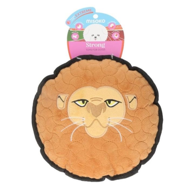 Misoko Lion крепкая игрушка для собак, 23 см