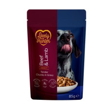 Lovely Hunter Dog Beef & Lamb влажный корм для собак с говядиной и ягненком, 85 гр