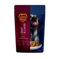 Lovely Hunter Dog Beef & Lamb вологий корм для собак з яловичиною та ягнятком, 500 гр