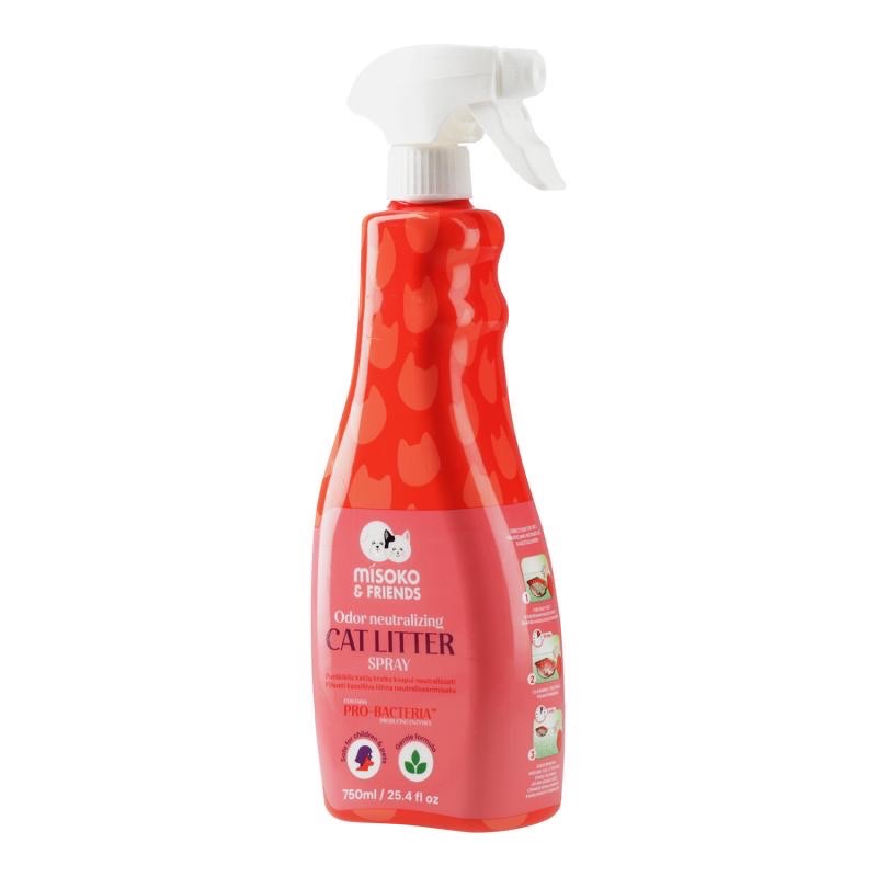 Misoko Odor Neutralizing нейтрализатор запахов от кошачьего туалета, 750 мл - фото 2