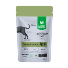 Nature's Protection Superior Care Kitten Turkey Chicken вологий корм для кошенят з індичкою та куркою, 85 гр