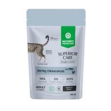 Nature's Protection Superior Care Cats Weight Control Herring Chicken вологий корм для котів з зайвою вагою, 85 гр