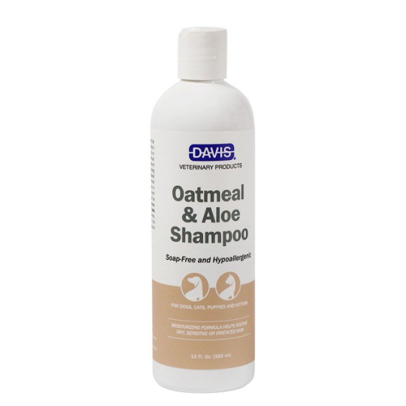 Davis Oatmeal & Aloe шампунь гіпоалергенний для собак і котів, 355 мл