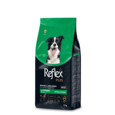 Reflex Plus Medium & Large Breed Chicken сухий корм із куркою для собак середніх та великих порід, 12 кг