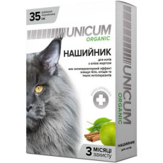 Unicum Organic ошейник от блох и клещей для котов, 35 см