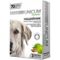 Unicum Organic ошейник от блох и клещей для собак, 70 см