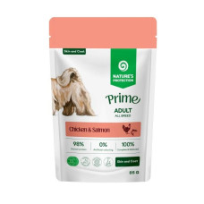 Nature's Protection Prime Skin And Coat Dogs Chicken And Salmon вологий корм для собак з куркою та лососем, 85 гр