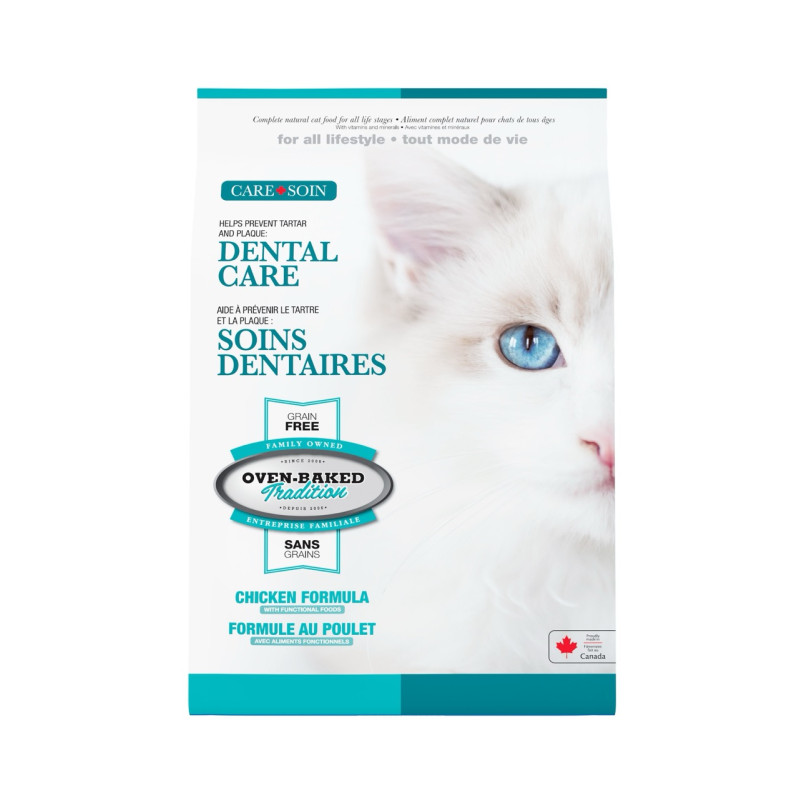 Oven-Baked Tradition Dental Care сухой корм с курицей для котов, 4.54 кг