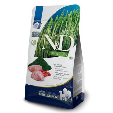 Farmina N&D Spirulina Lamb Adult Medium & Maxi сухой корм с ягненком для собак средних и крупных пород, 2 кг
