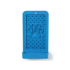 Dexas Snack Distract - Silicone Licking Mat килимок силіконовий для ласощів і лизання вертикальний, блакитний