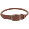 Coastal Circle-T Round Dog Collar нашийник шкіряний для собак, 40 см х 1 см, коричневий
