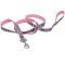Coastal Lazer Brite Reflective Leash светоотражающий поводок для собак, 1.2 м х 1.6 см, розовые сердца