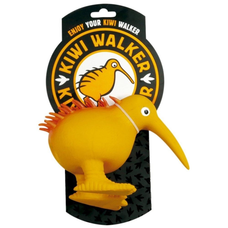 Kiwi Walker Kiwi іграшка для собак, 15.5 см, помаранчевий
