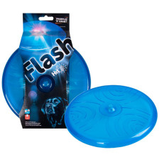 Flamingo Frisbee+LED іграшка для собак з підсвічуванням, 20 см