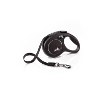 Flexi New Classic XS рулетка для собак, лента 3 м, черный