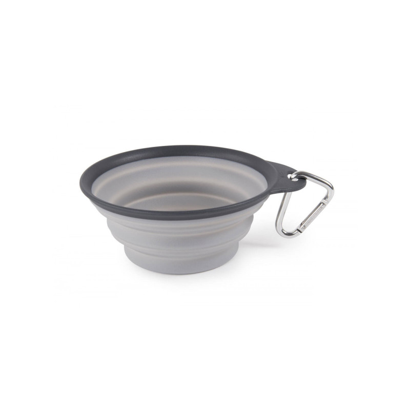 Dexas Collapsible Travel Cup миска дорожная складная для собак и кошек, 240 мл, серая