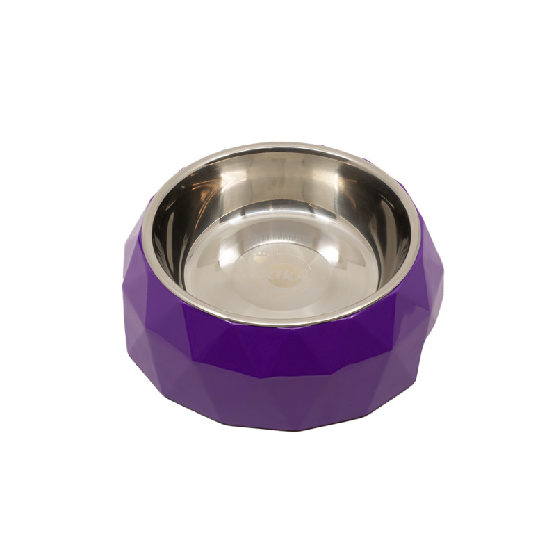 Kika Diamond миска для собак и кошек, 1.4 л, фиолетовый