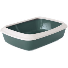 Savic Iriz Nordic Litter Tray туалет для котов, 50 см х 37 см х 13 см, зеленый