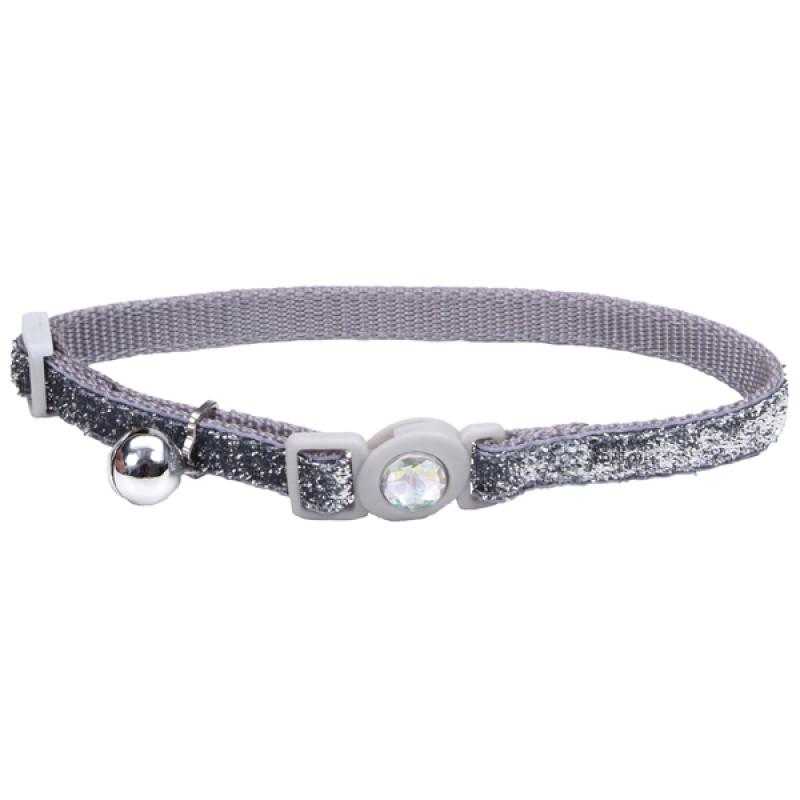 Coastal Fashion Safe Cat Collar нашийник для котів, 20-30 см, срібло