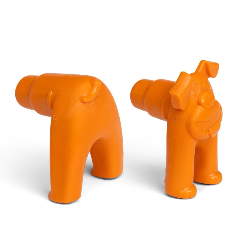 West Paw Zogoflex Toppl Stopper аксесуар до іграшки, 8 см, помаранчевий