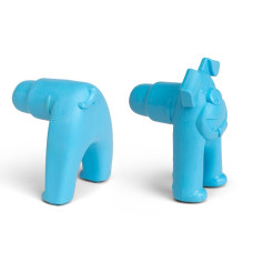 West Paw Zogoflex Toppl Stopper аксесуар до іграшки, 8 см, блакитний