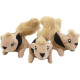 Outward Hound Hide-A Refill Animals Outwardhound Squeakin Squirrels запасные белки для интерактивной игрушки