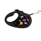 Waudog R-Leash XS рулетка для собак з малюнком "Nasa", стрічка, 3 м - фото 1
