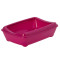 Moderna Arist-O-Tray туалет із бортиком для котів, 50 см х 38 см х 14 см, рожевий