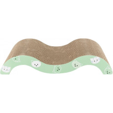 Trixie Mimi Wave когтеточка для кошек, 50 см х 29 см х 9 см, бирюзовая