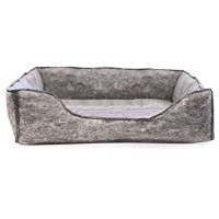 K&H Amazin' Kitty Lounge лежак для кошек, 43 см х 33 см x 7.6 см, серый
