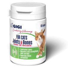 GiGi For Cats Strong Joints & Bones вітаміни для здоров'я суглобів у котів, 60 табл