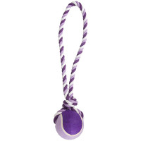 Flamingo Cotton Rope With Tennis Ball игрушка для собак, 50 см