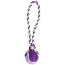 Flamingo Cotton Rope With Tennis Ball іграшка для собак, 50 см