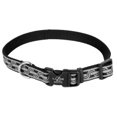 Coastal Lazer Brite Reflective Collar нашийник світловідбивний для собак, 30-46 см, чорний