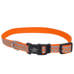 Coastal Lazer Brite Reflective Collar нашийник світловідбивний для собак, 30-46 см, помаранчевий