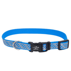 Coastal Lazer Brite Reflective Collar нашийник світловідбивний для собак, 30-46 см, блакитний