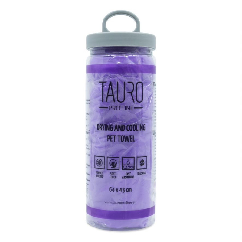 Tauro Pro Line полотенце для собак и котов, 64 х 43 см, фиолетовый