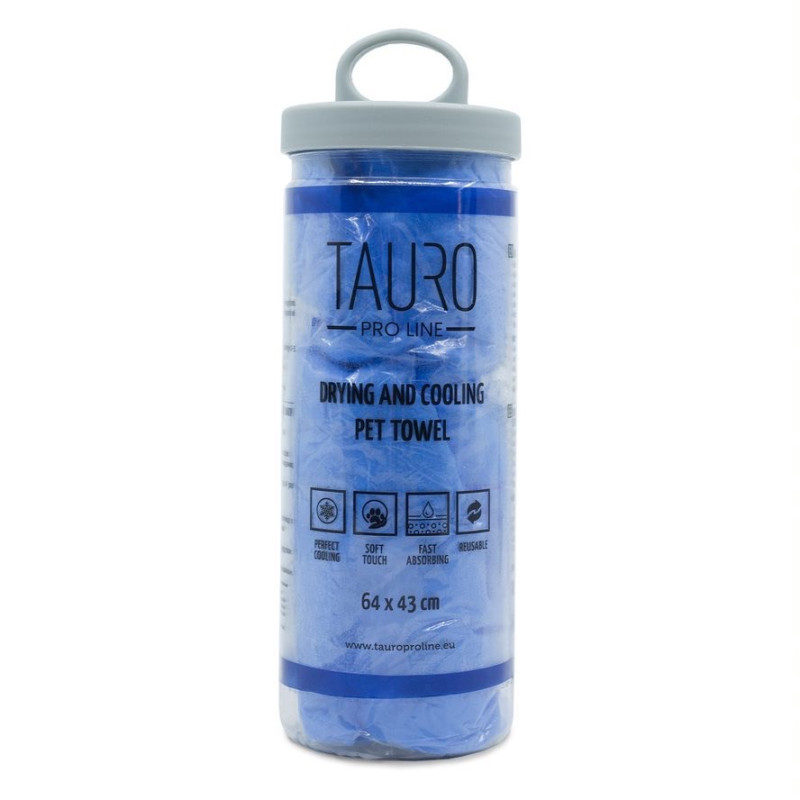 Tauro Pro Line полотенце для собак и котов, 64 х 43 см, синий