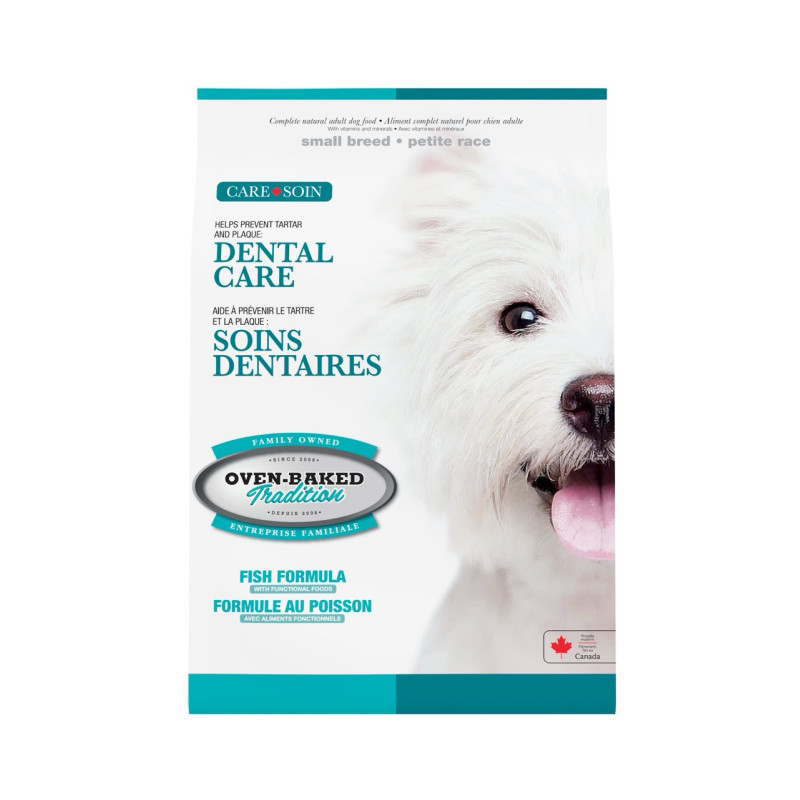 Oven-Baked Tradition Dog Dental Сare сухой корм с рыбой для собак малых пород, 4.54 кг