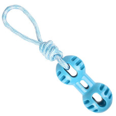 Flamingo Rudo Dumbbell With Rope іграшка для собак, 14 см