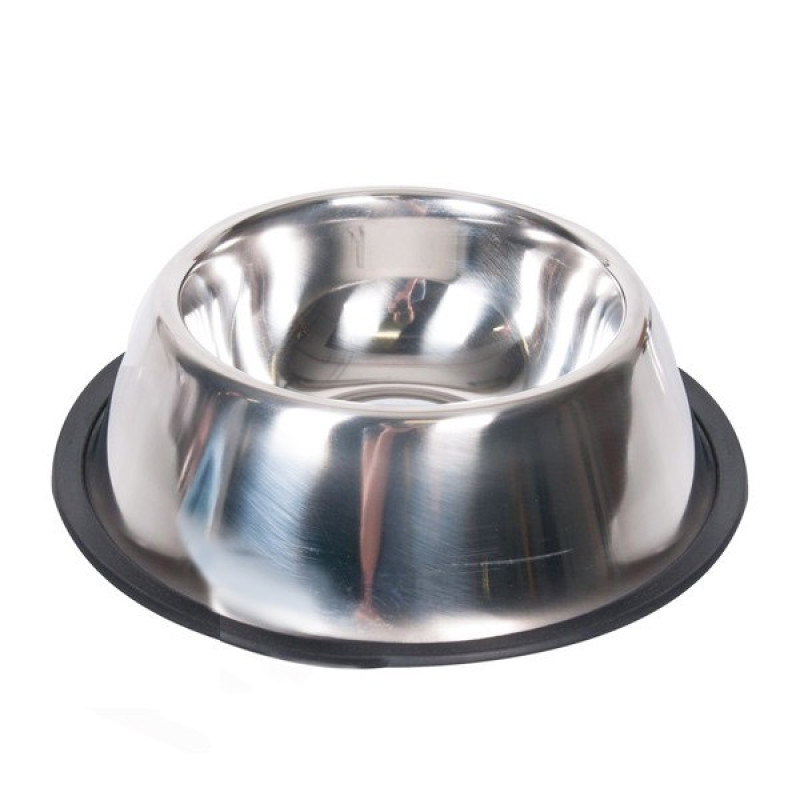 Flamingo Dish Rubber Rim миска для собак и котов с резиновым ободком, 2.3 л