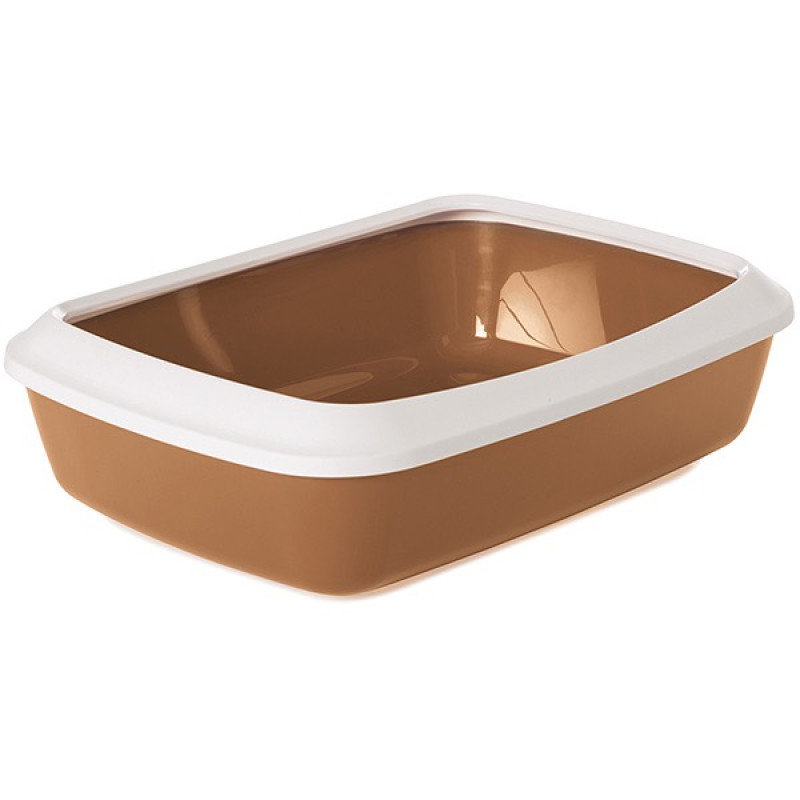 Savic Iriz Nordic Litter Tray туалет для котів, 42 см х 31 см х 12.5 см, коричневий