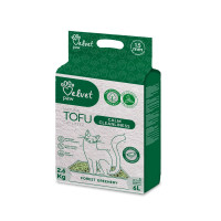 Velvet Paw Tofu рослинний наповнювач для котячого туалету із заспокійливим ароматом, 6 л