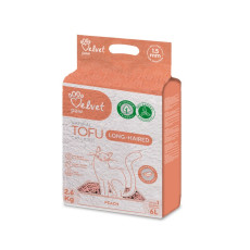 Velvet Paw Tofu растительный наполнитель для кошачьего туалета для длинношерстных котов, 6 л