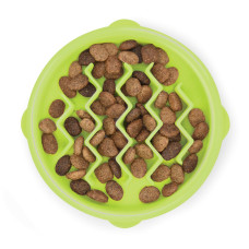 Outward Hound Petstages Cat Fun Feeder Wave Grn SM миска-лабиринт для кошек, 14 см