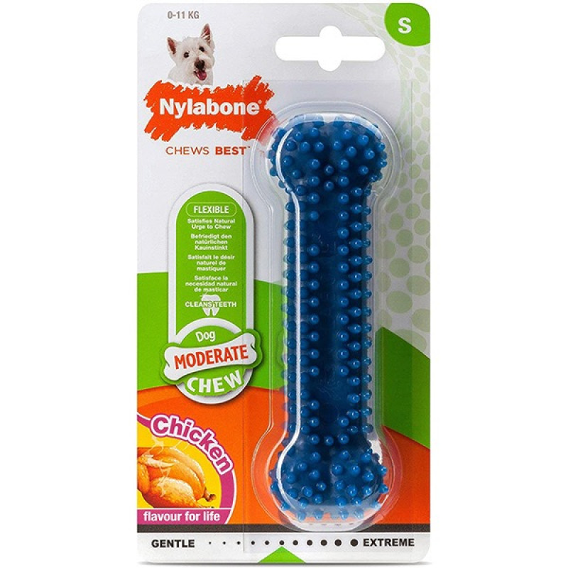 Nylabone Moderate Chew Dental Bone іграшка для собак, 12 см
