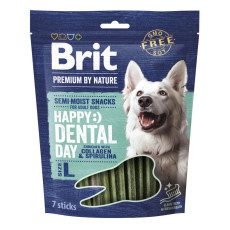 Brit Premium Dental Snacks L лакомства для чистки зубов для собак крупных пород, 250 гр