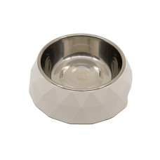 Kika Diamond миска для собак и кошек, 800 мл, белый