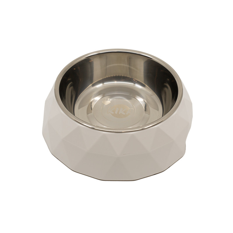 Kika Diamond миска для собак та котів, 800 мл, білий