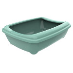Moderna Arist-O-Tray туалет із бортиком для котів, 42 см х 31 см х 13 см, зелений